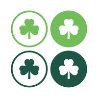 Clover Circles Set vector