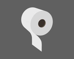 A minimalist illustration of a toilet paper roll, showcasing its simple yet essential design. Perfect for concepts of hygiene, cleanliness, or even resourcefulness. vector