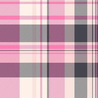 Pretty pink and cream plaid pattern. Perfect for textile design, fashion, wrapping paper, or website backgrounds. A soft, delicate design evoking feelings of comfort and femininity. vector