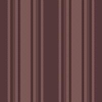 Tunter stripe texture, rosa lines pattern seamless. Plowing background vertical textile fabric in red and pastel colors. vector