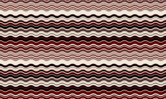 Abstract wavy stripes in burgundy, cream, and black create a dynamic, seamless pattern. Perfect for backgrounds, textiles, or website designs, this image offers a sophisticated, modern aesthetic. vector