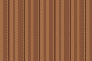 Elegant brown and beige vertical stripes textile pattern. Perfect for website backgrounds, fabric design, or packaging. This rich, textured design evokes feelings of warmth and sophistication. vector