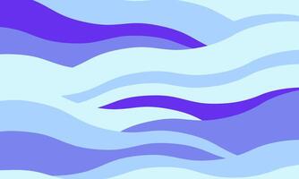 Serene abstract wave pattern in calming blues and purples. Perfect for website backgrounds, social media graphics, or print projects needing a tranquil and modern aesthetic. vector