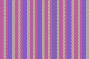 Gribal lines textile texture, open pattern seamless background. Vustom fabric vertical stripe in violet and red colors. vector
