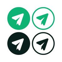 Send Airplane Set Of Four vector