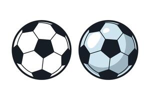 Soccer Ball Set Of Two vector