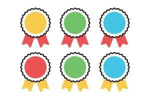 Abstract Award Ribbon vector