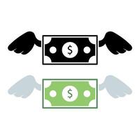 Angel Investment Set Of Two vector