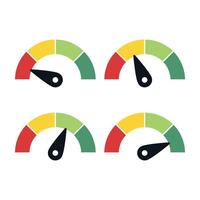 Performance Meters Set Of Four vector