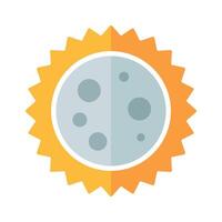 Sun Moon Eclipse vector