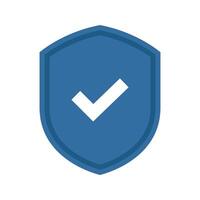 Security Shield With Check Mark vector