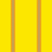Vibrant yellow background with two thin, multicolored stripes. Perfect for minimalist designs, website banners, or textile patterns. Evokes feelings of energy and optimism. vector