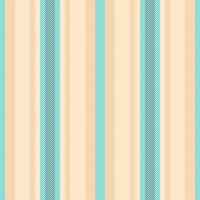 Vhristmas card vertical textile fabric, nostalgic seamless texture . Momantic lines stripe pattern background in blanched almond and cyan colors. vector