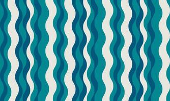 Abstract teal and white wavy stripes background. Perfect for website banners, textiles, packaging, and modern design projects. Evokes fluidity, calmness, and a sense of movement. vector