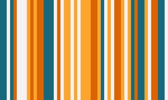 Vibrant vertical stripes in warm orange, teal, and white create a dynamic, modern pattern. Perfect for backgrounds, textiles, or website designs. vector
