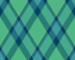 Elegant teal and green diamond plaid pattern. Perfect for textile design, wallpaper, website backgrounds, or any project needing a sophisticated and subtle geometric texture. vector
