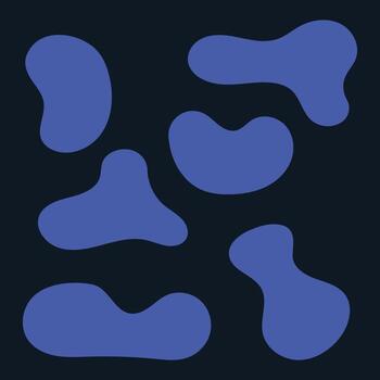 Purple Blobs Dark Background vector