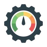 Performance Meter Cog vector