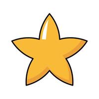 Abstract Star Cartoon Style vector