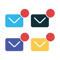 Email Notification Set vector