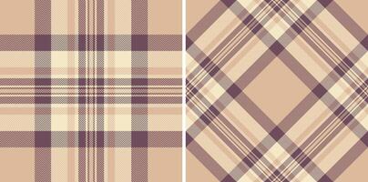 Check seamless pattern of tartan textile background with a texture fabric plaid. Set in fall colors for golf fashion essentials for the course. vector