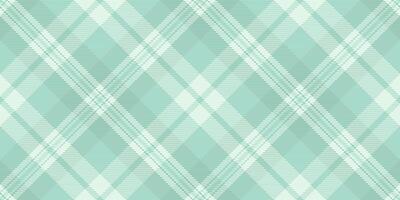 Serene aqua and white diagonal plaid pattern. Perfect for textile design, website backgrounds, or crafting projects. Subtle texture evokes calmness and sophistication. vector