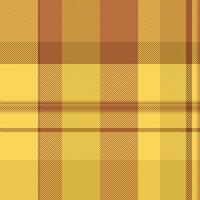 Warm autumnal plaid pattern in yellow and brown hues. Perfect for textile designs, fallthemed projects, or adding a touch of rustic charm to your work. vector