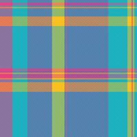 Vibrant, playful plaid pattern in a cheerful color palette. Perfect for textile designs, website backgrounds, or as a joyful, energetic graphic element. vector