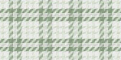 Subtle sage green and cream plaid pattern. Perfect for textile design, website backgrounds, or crafting projects. Evokes feelings of calm, nature, and rustic charm. vector