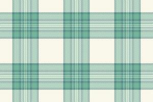 Repeatable patterns background seamless texture, elegance textile pattern tartan. Drawing check fabric plaid in old lace and mint colors. vector