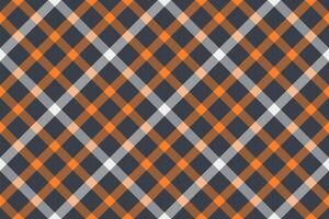Vibrant orange, gray, and white plaid pattern. Perfect for autumnal designs, fallthemed projects, or adding a touch of rustic charm to your work. vector