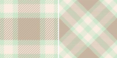 Textile seamless tartan of texture check with a pattern plaid background fabric. Set in popular colors. Decorative napkins for dinner parties. vector