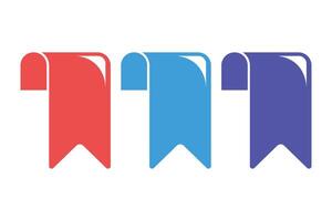 Bookmarks Set Of Three vector