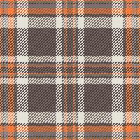 Stylish autumnal plaid pattern in warm earth tones. Perfect for textile design, website backgrounds, or seasonal branding. vector