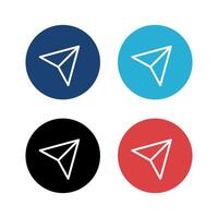 Share Icon Circle Set vector