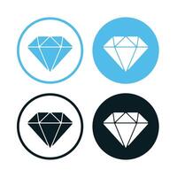 Diamond Circles Set vector