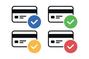 Complete Payment Card vector
