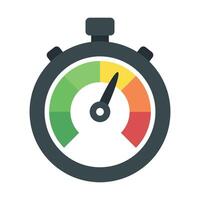 Performance Meter Stopwatch Timer vector