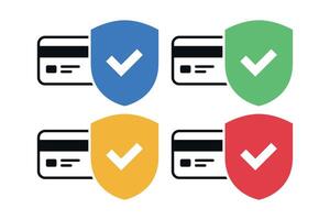 Secure Card Payment vector