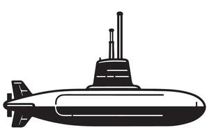 Advanced Submarine Graphic A Powerful Naval Asset Design vector