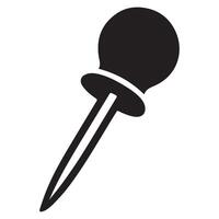 Silhouette of Pipette Illustration Design Art vector