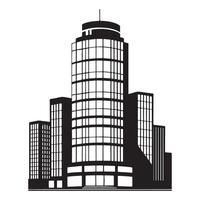 Modern Skyscraper Building Illustration Art Image Download vector