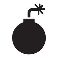 Dangerous Bomb Illustration Graphic for Explosive Design Themes vector