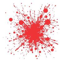Red Splatter Illustration Graphic Image for Artistic Backgrounds vector