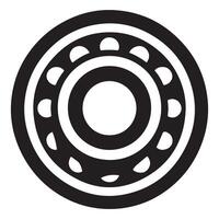 Ball Bearing Engineering Component Illustration Mechanical Applications vector