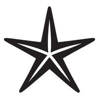 Classic Star Outline Illustration Versatile Graphic Element Design vector