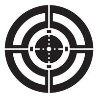 Target Crosshair Symbol Illustration Design Element Accurate Precision Concept vector