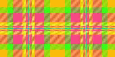Simplicity plaid tartan , fancy pattern background texture. Workshop textile fabric seamless check in bright and pink colors. vector