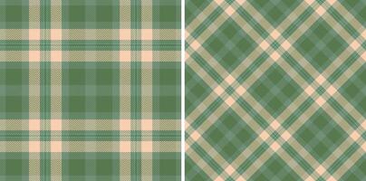Tartan fabric texture of plaid textile with a check seamless background pattern. Set in pastel colors. Tablecloth design ideas. vector