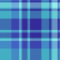 Vibrant blue and teal plaid pattern. Perfect for textile design, website backgrounds, or fashion projects. vector